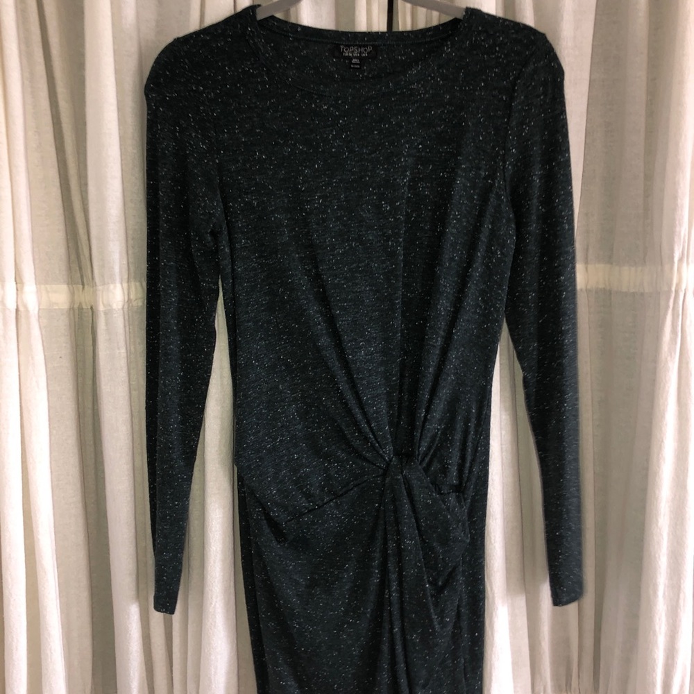 Top Shop Mini Dress - Heather Teal